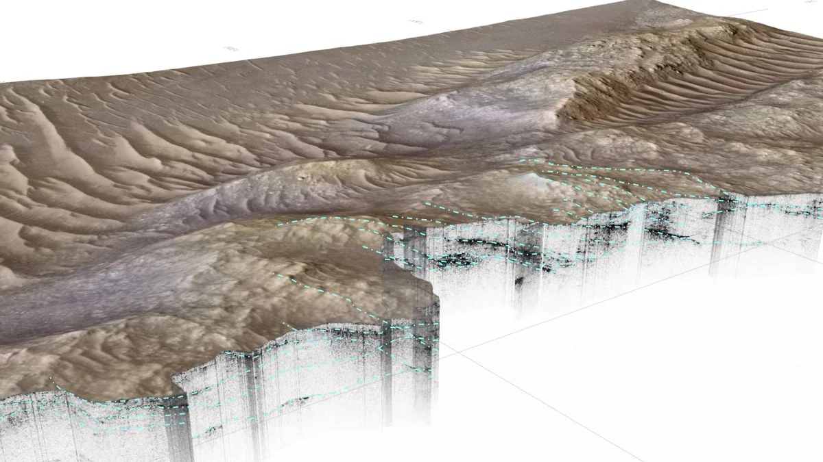 Underground Delta on Mars Extends Timeline of Planet’s Water History