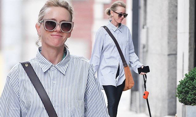 Featured image for Newlyweds Naomi Watts and Billy Crudup spotted walking their dog in NYC after surprise courthouse wedding.
