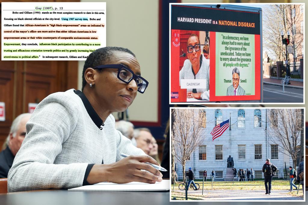 "Harvard President Claudine Gay Faces Extensive Plagiarism Allegations"
