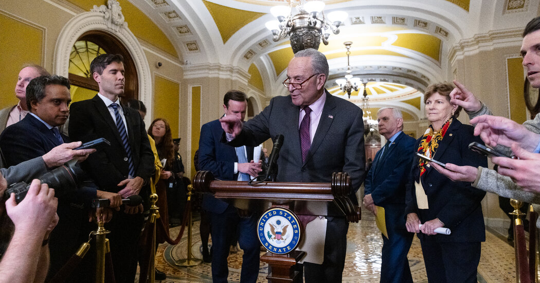 Featured image for "Schumer's Border and Ukraine Deal Vote Next Week in Doubt"