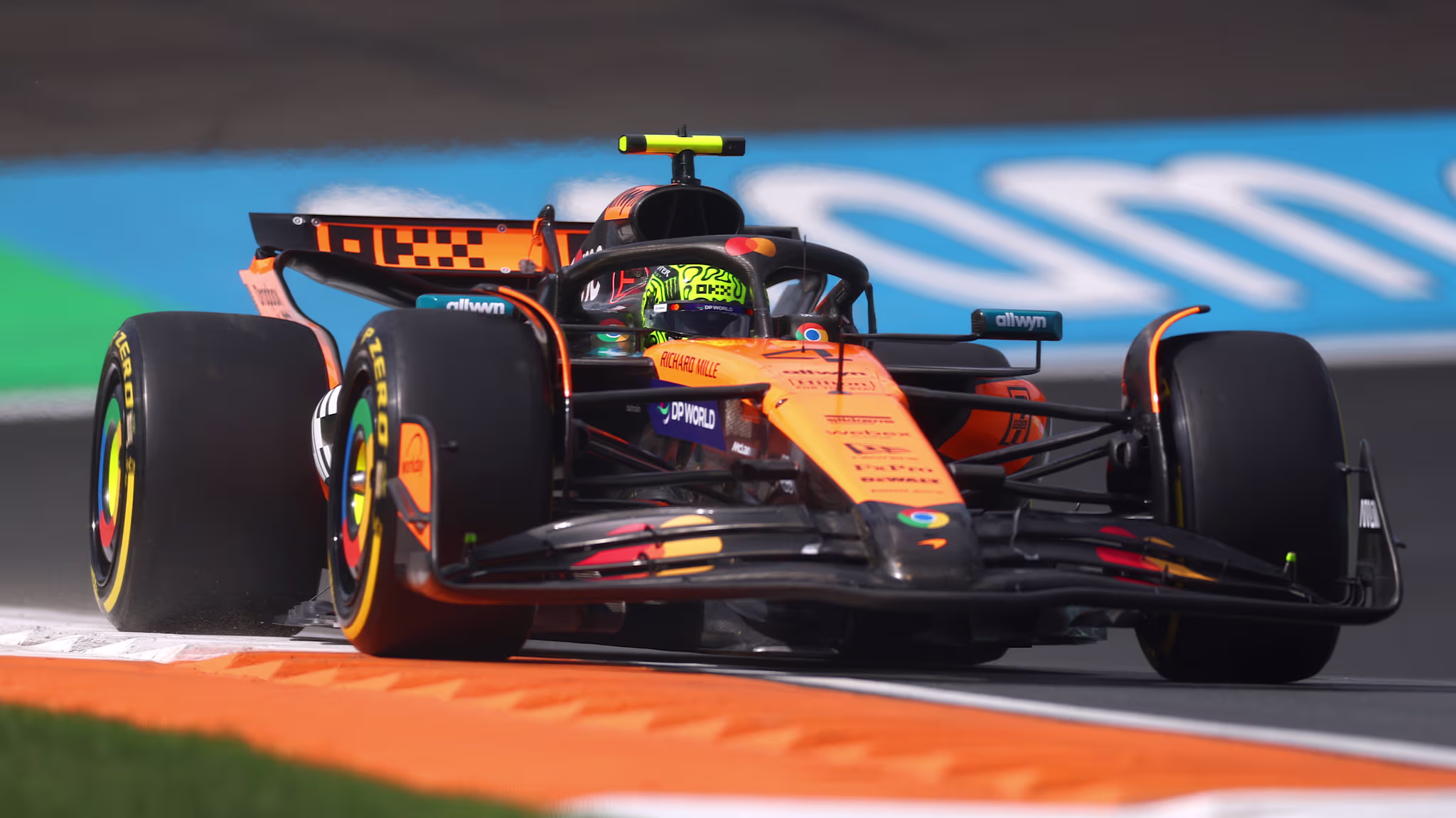 Featured image for Norris Leads FP1 and FP2 at Dutch GP Amidst Crashes and Disruptions