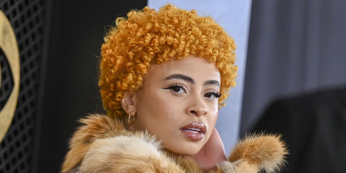 Featured image for Ice Spice Rocks Y2K Baby Phat Denim at 2024 Grammys