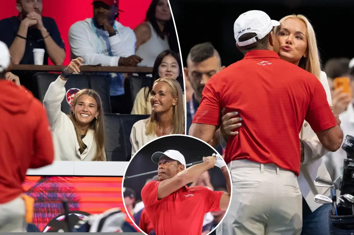 Tiger Woods' TGL comeback underway as Vanessa Trump cheers