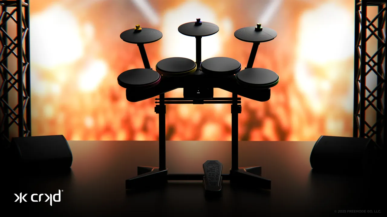 Featured image for CRKD Announces New Multi-Platform Drum Kit Controller for Rhythm Games in 2026