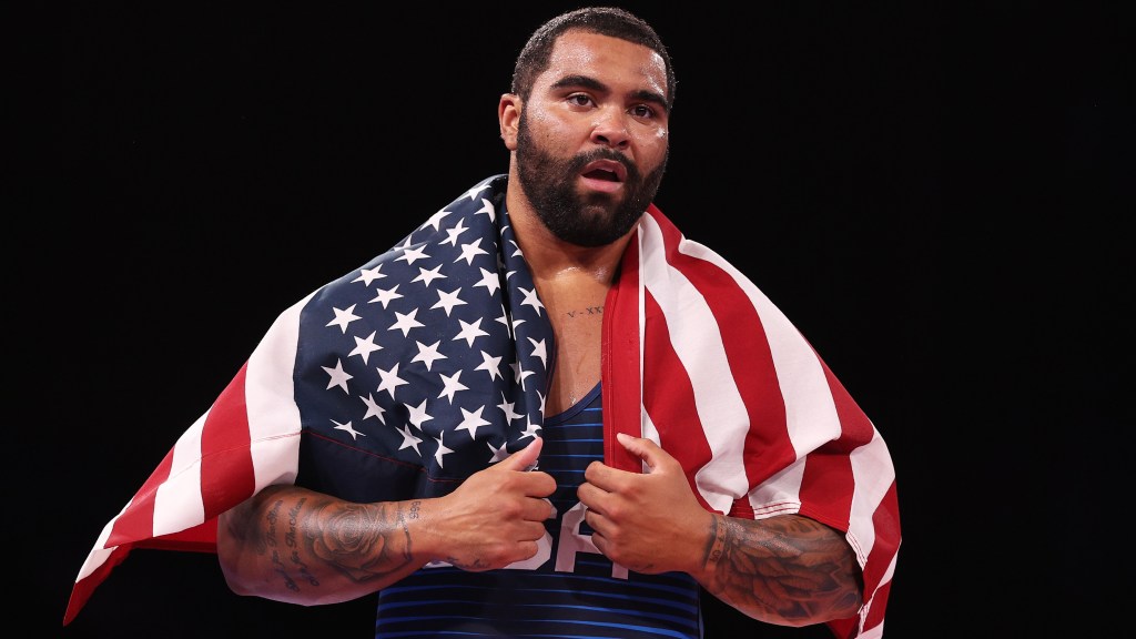 Featured image for Bills Sign Olympic Wrestler Gable Steveson Despite No Football Experience