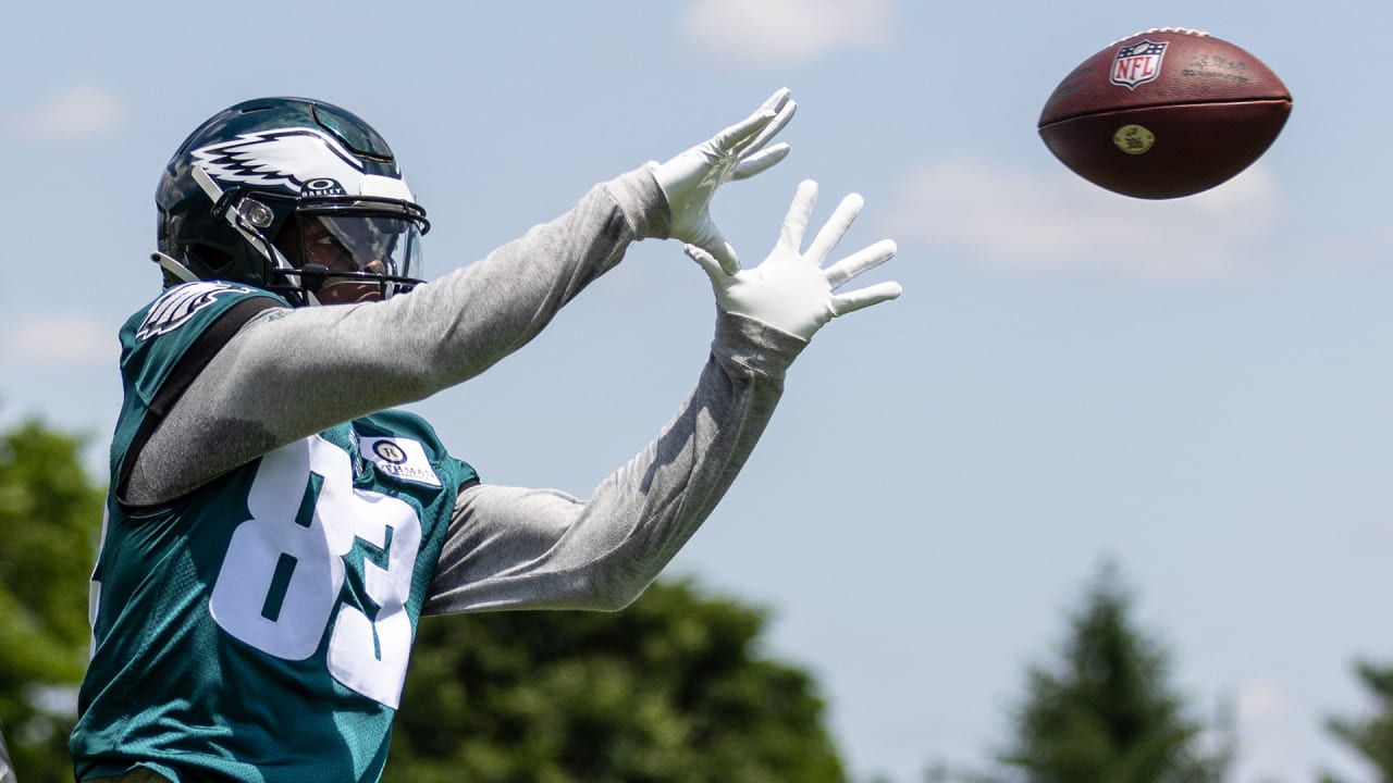 Featured image for Eagles OTA Highlights: Defense Shines with Multiple Interceptions