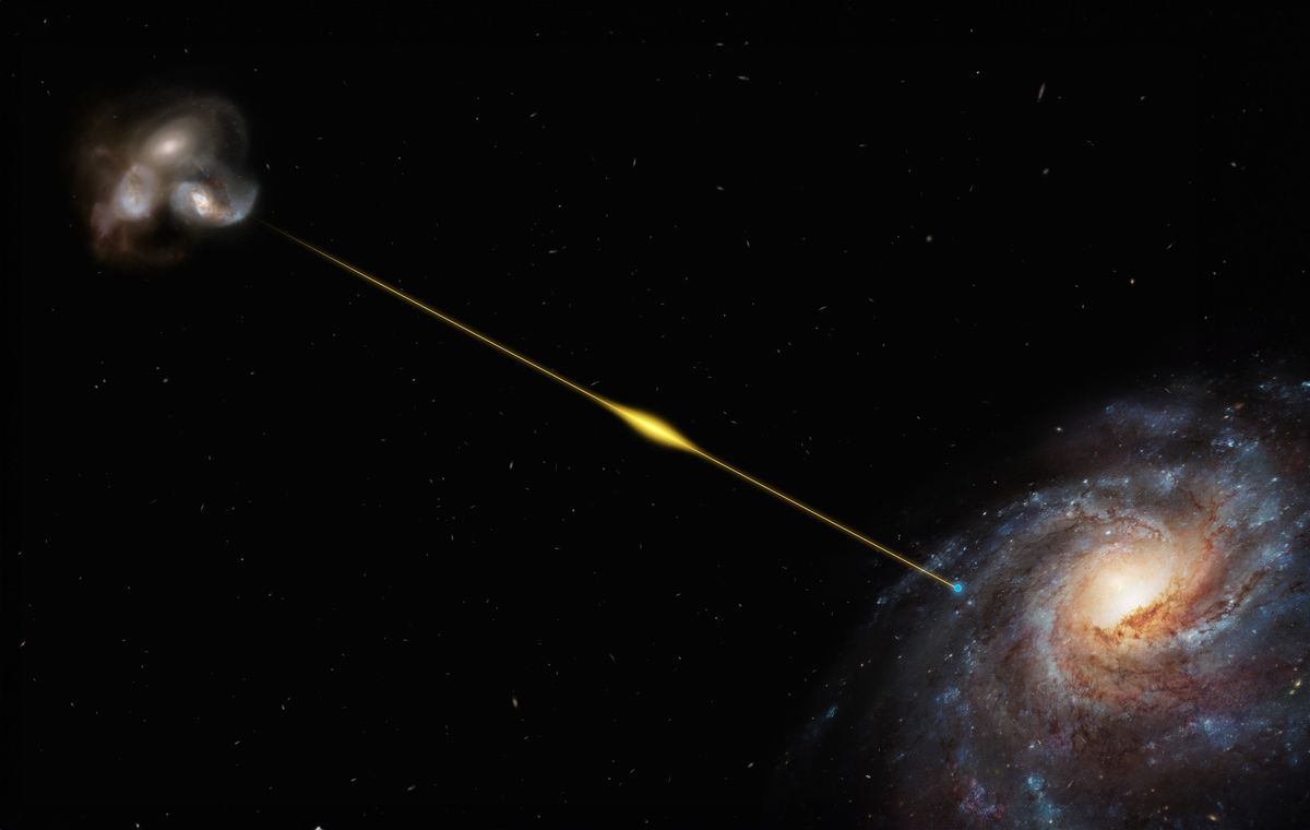 "Unraveling the Mystery: Record-breaking Radio Burst Reveals Clues to Universe's Missing Matter"