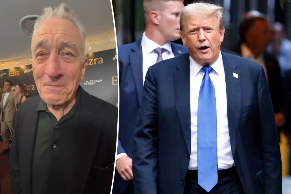 "Robert De Niro's Fiery Involvement in Trump Trial Sparks Controversy"