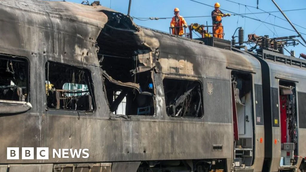 Russia escalates drone and missile attacks on Ukraine's rail and city targets