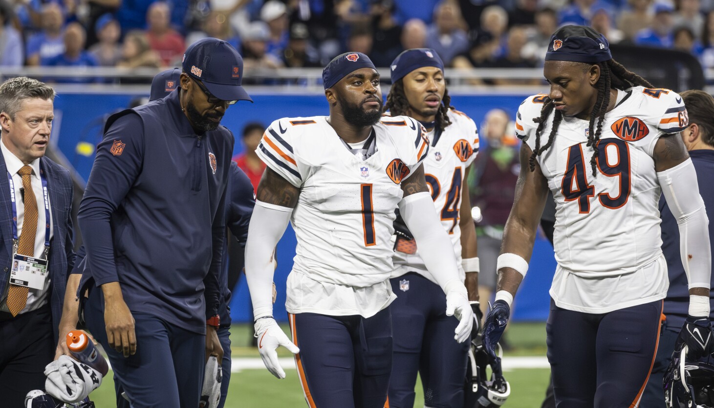 Featured image for Bears' Jaylon Johnson Out Indefinitely with Groin Injury