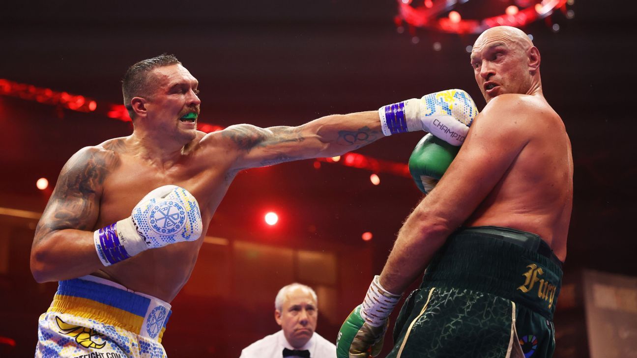 Featured image for Usyk vs. Fury Heavyweight Rematch Set for Dec. 21 in Saudi Arabia
