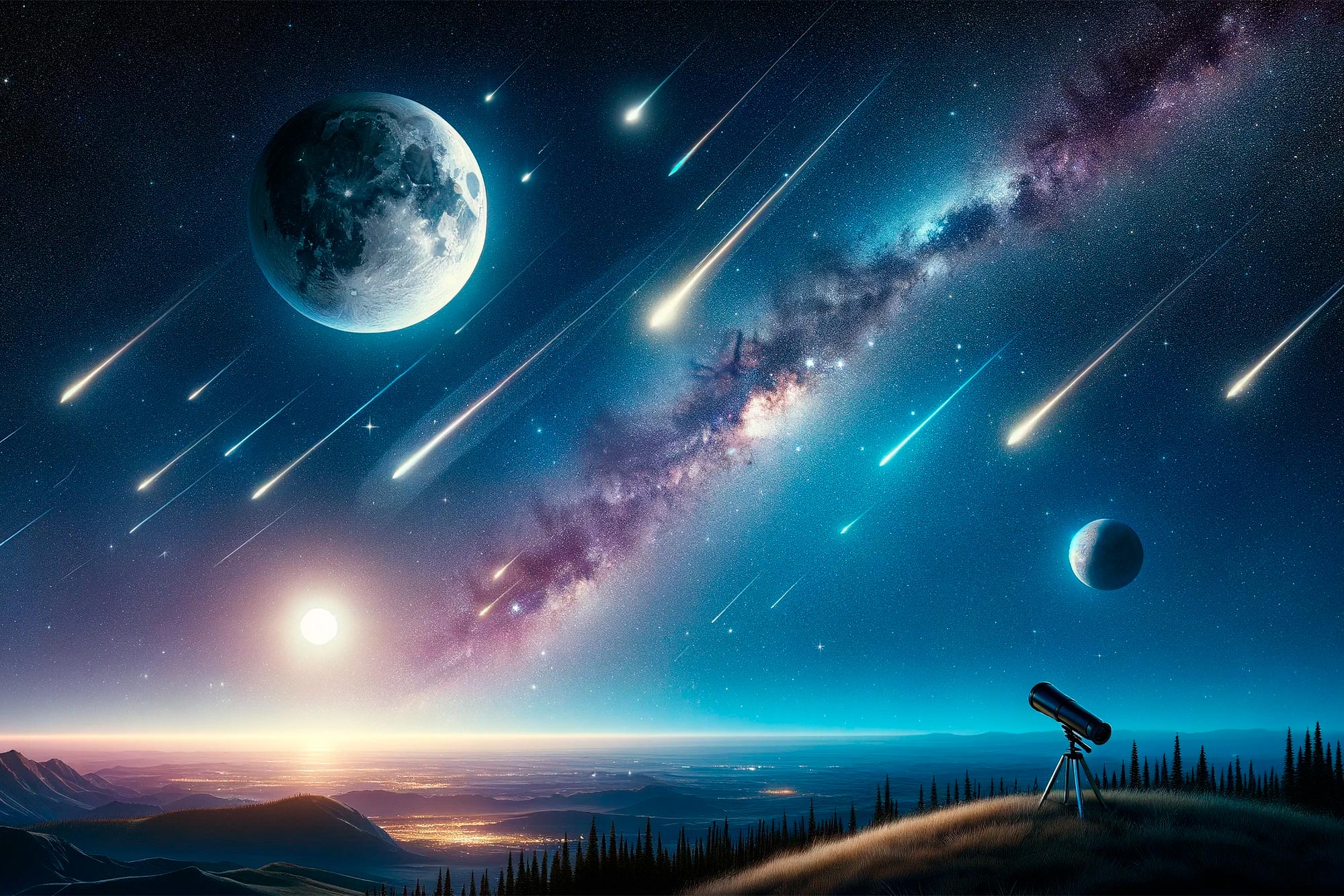 Featured image for "Quadrantid Meteor Shower: January's Celestial Show with Lunar and Planetary Alignments"