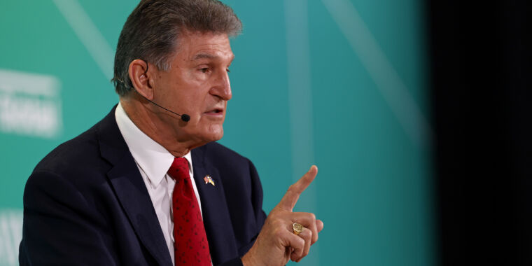 Featured image for Manchin's Threat to Sue Biden Administration Over EV Tax Credits Raises Concerns.
