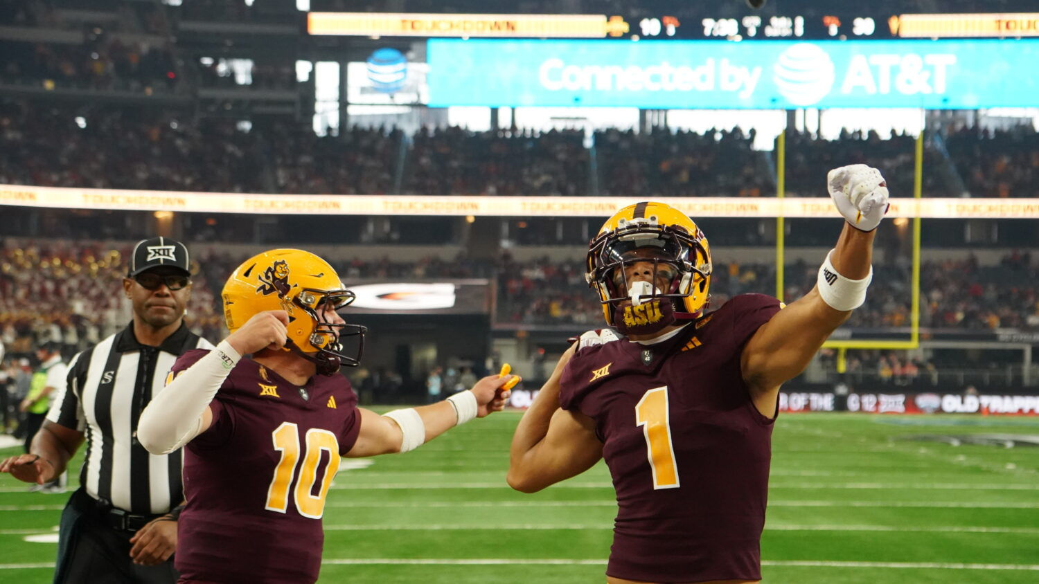 Featured image for ASU Secures CFP Spot with Dominant Big 12 Championship Win
