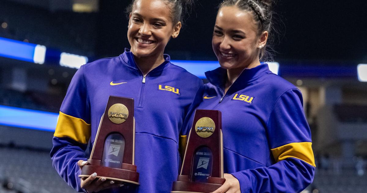 Featured image for "LSU's Bryant and Finnegan Lead Team to NCAA Gymnastics Championship Victory"
