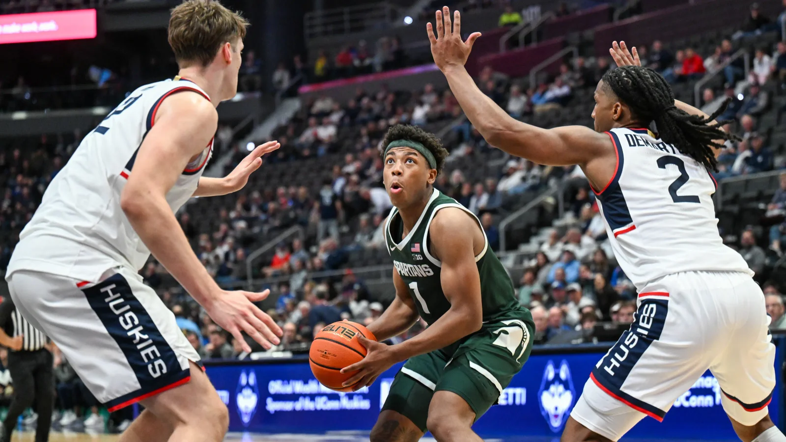 UConn vs. MSU: East Regional duel with a razor-thin betting line
