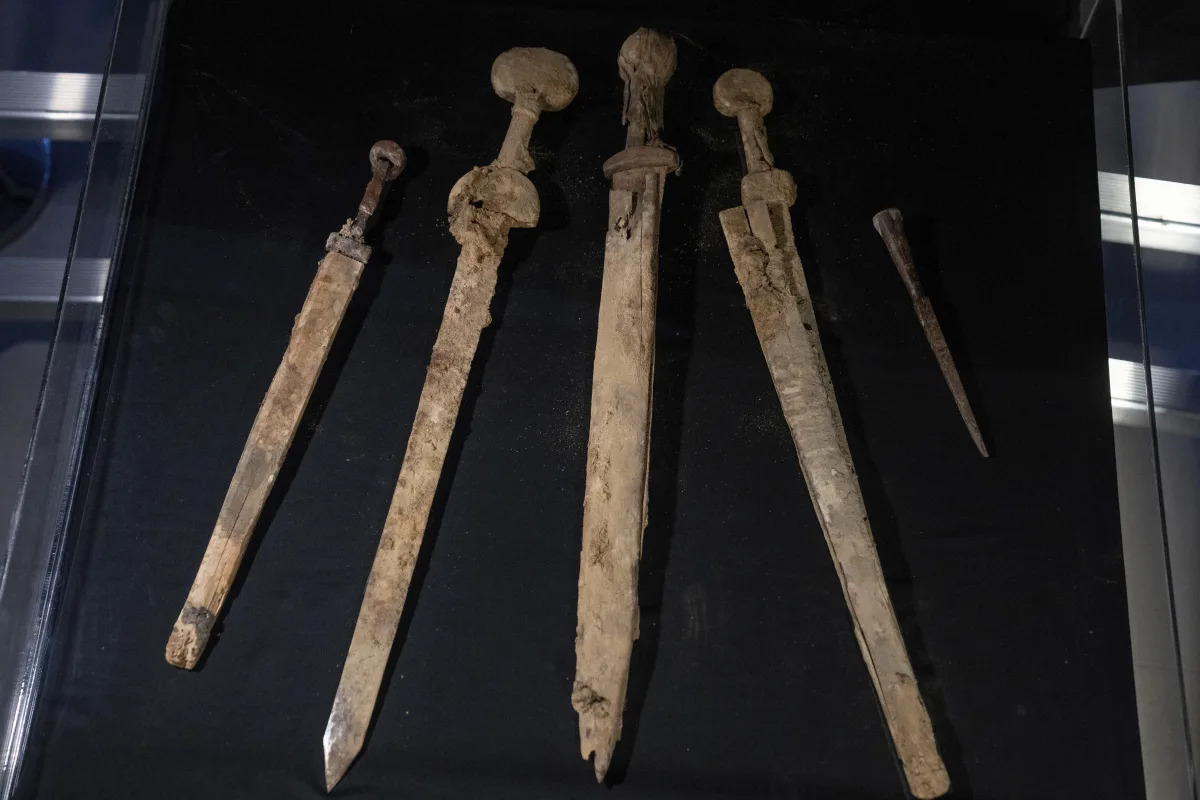 Featured image for "Rare Find: Ancient Roman Swords Unearthed in Israeli Dead Sea Cave"