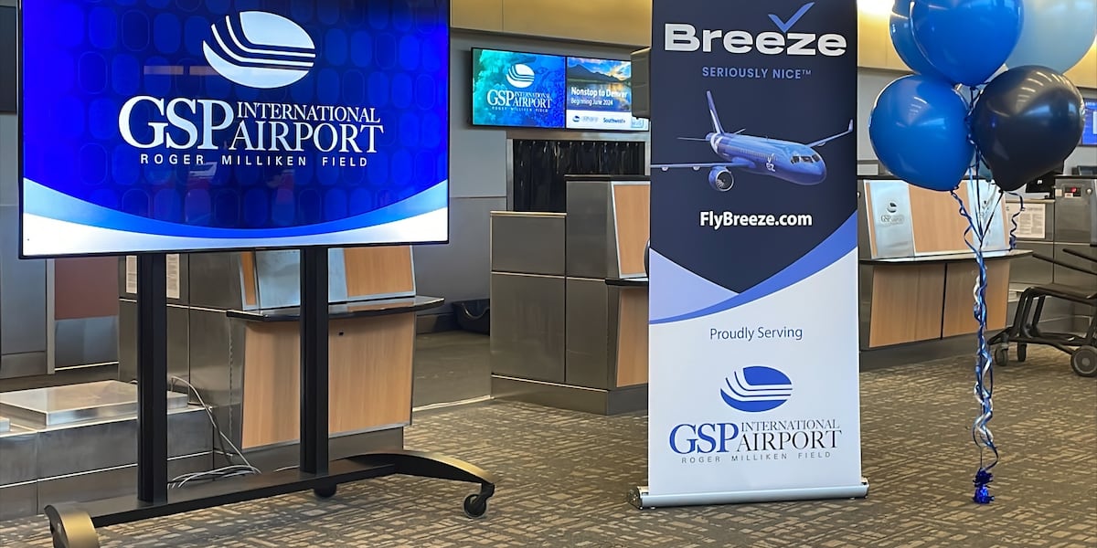 Featured image for "New Nonstop Destinations Added by GSP and Breeze Airways"
