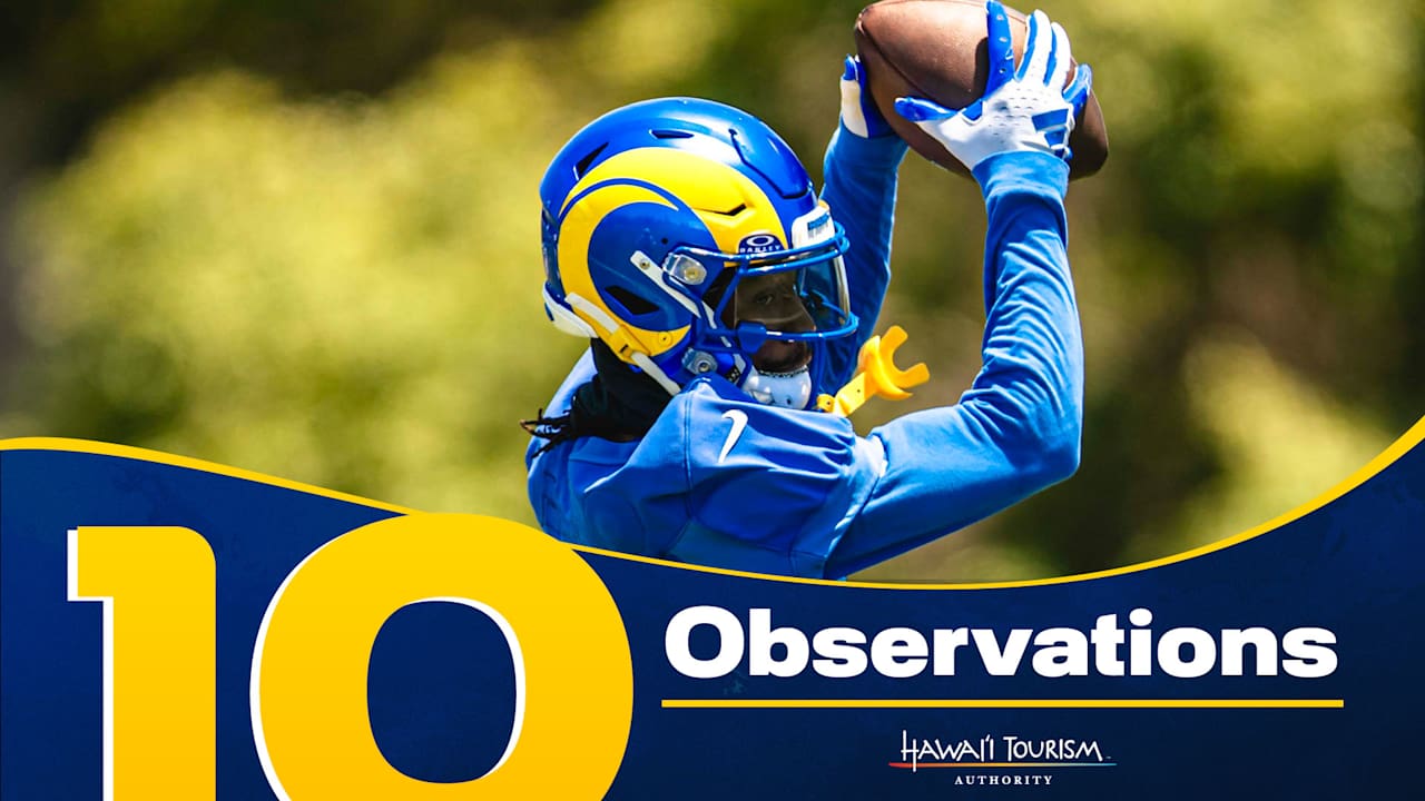 Featured image for Rams' OTA Highlights: Key Performances and Player Insights