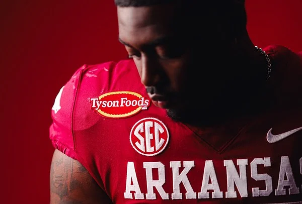 Tyson Foods inks record five-year jersey-patch deal with Arkansas Razorbacks