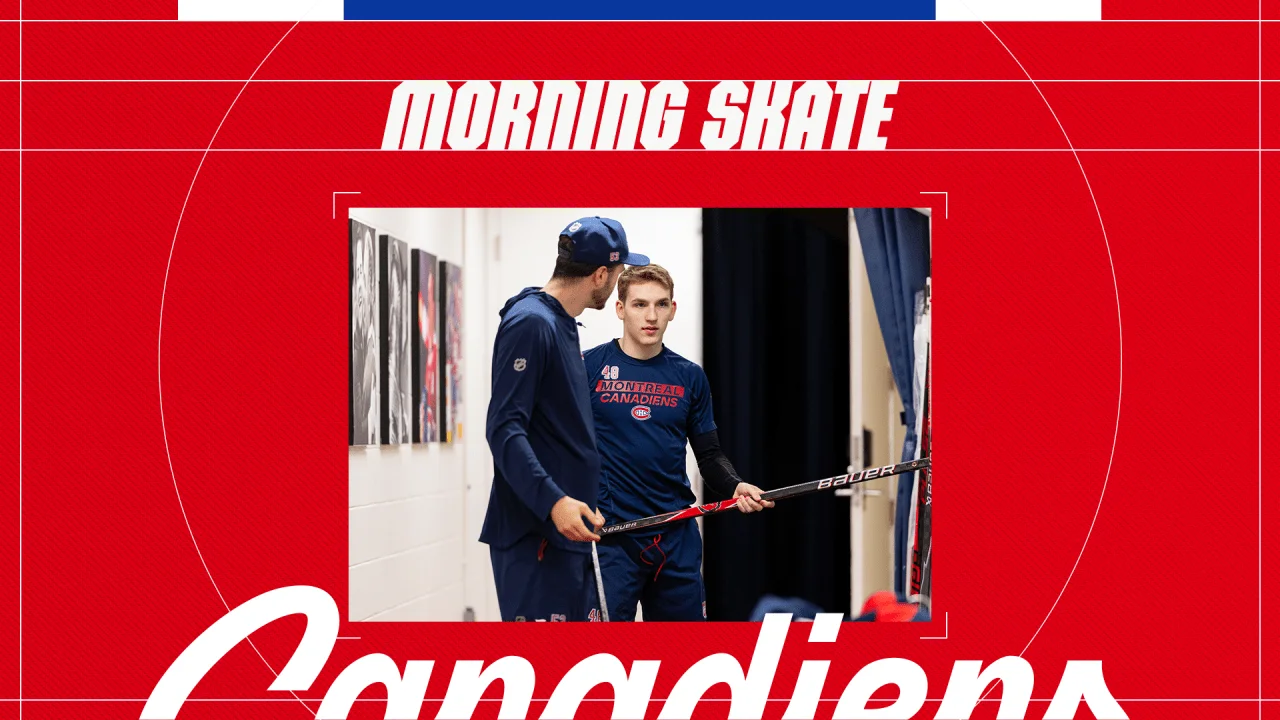 Habs reveal morning skate lines ahead of Islanders clash