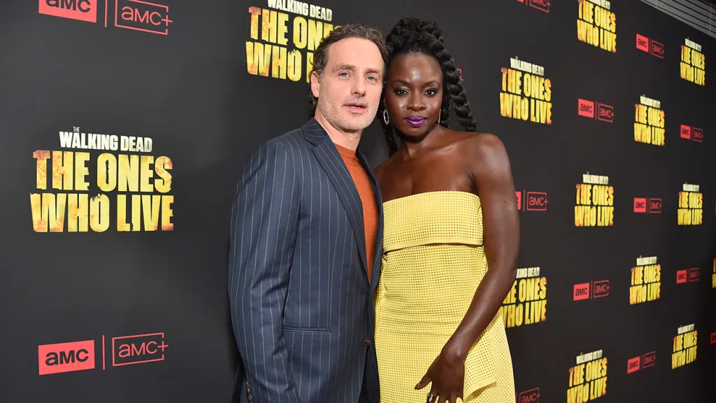 Featured image for "Danai Gurira and Andrew Lincoln's 'Walking Dead' Spinoff Inspired by 'Bridgerton' for Epic Romance"