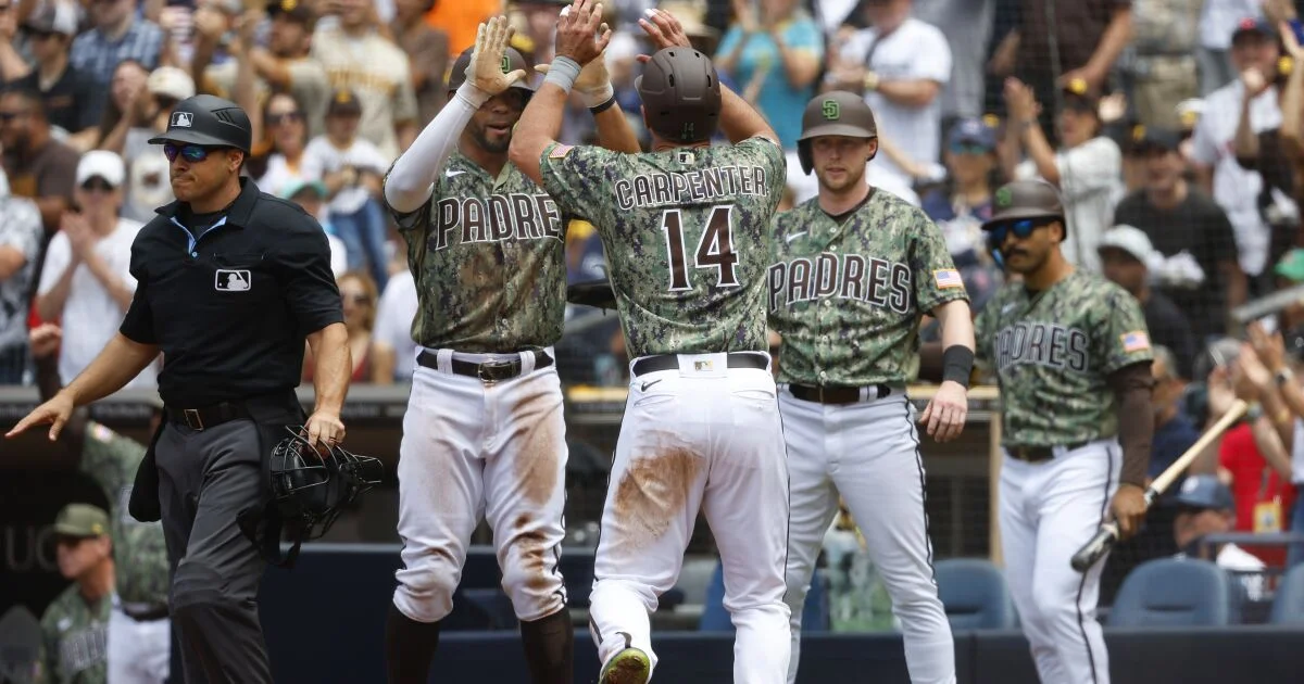 Padres snap losing streak with big win over Red Sox.