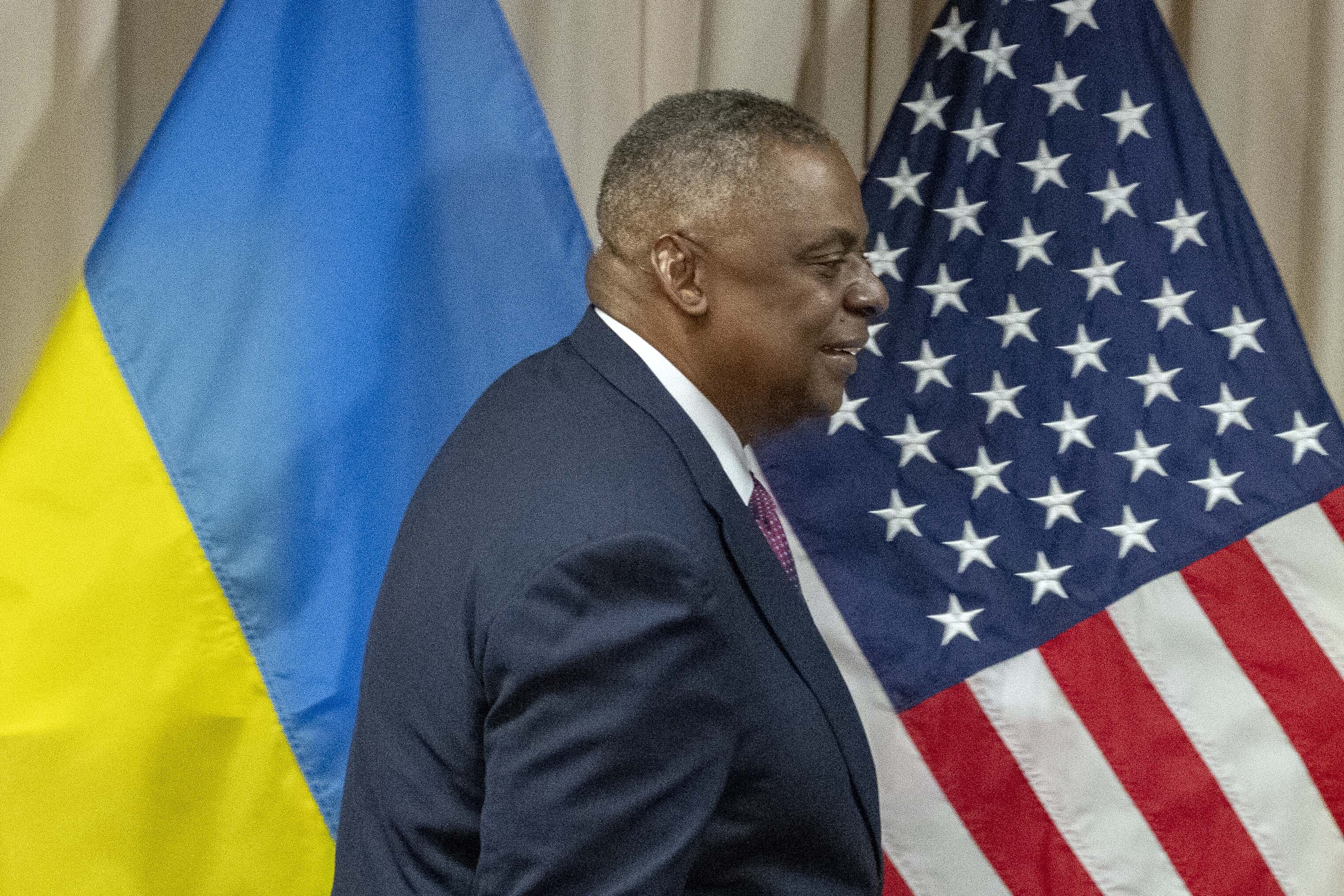 Austin works to ease tensions with Ukraine and European allies following intel leak.
