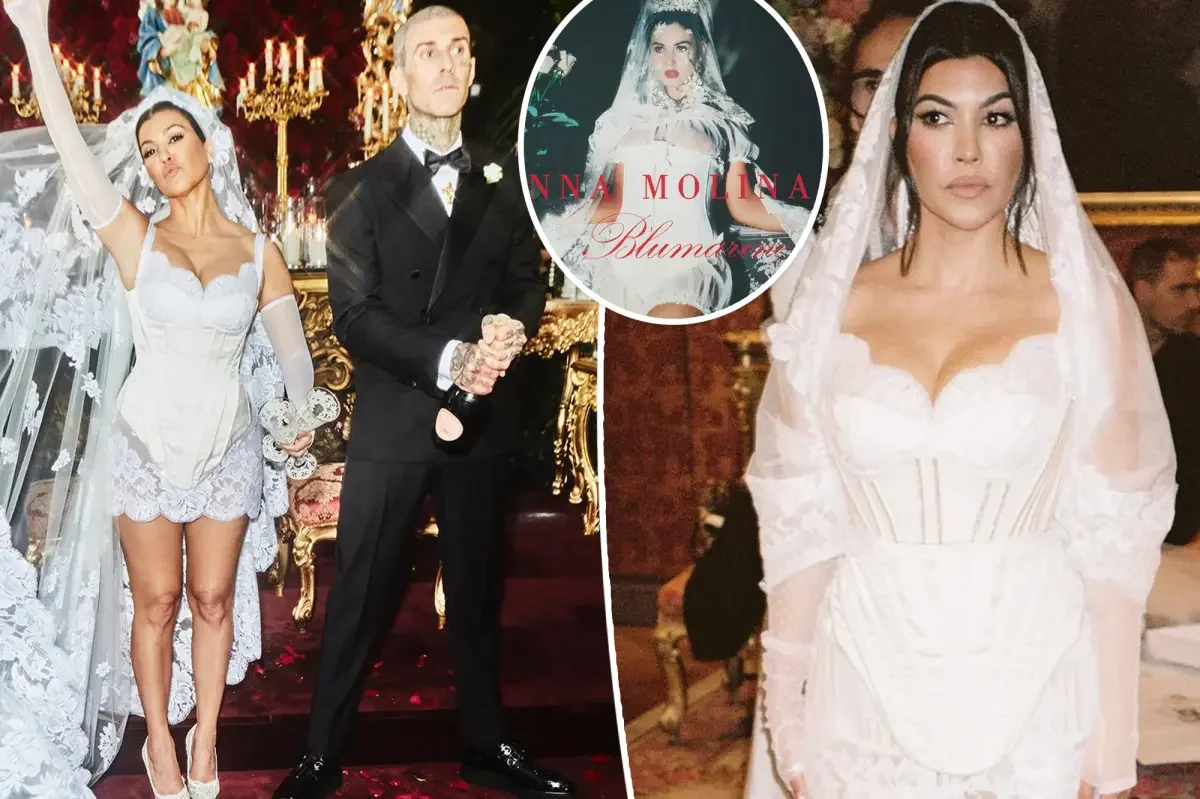 Kourtney Kardashian's Wedding Dress Secrets Unveiled.
