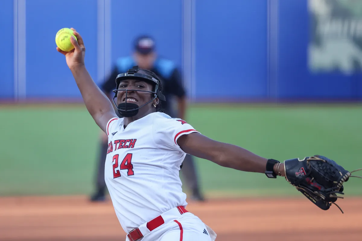 Featured image for Texas Tech softball forces decisive Game 3 after narrow win over Texas