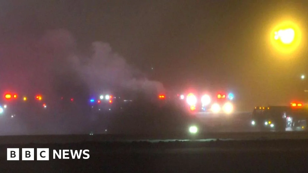 Maine private jet crashes on takeoff as winter storm batters the region