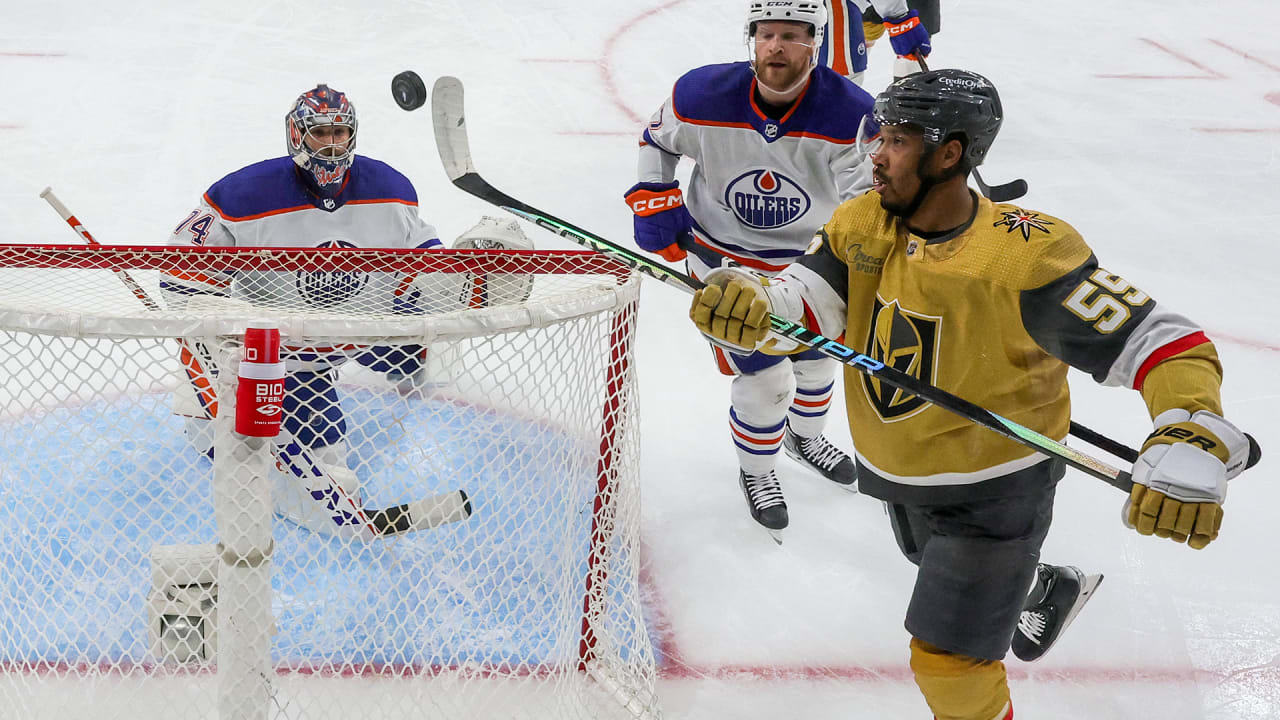 Featured image for "Golden Knights End Oilers' Historic Win Streak in Vegas Showdown"