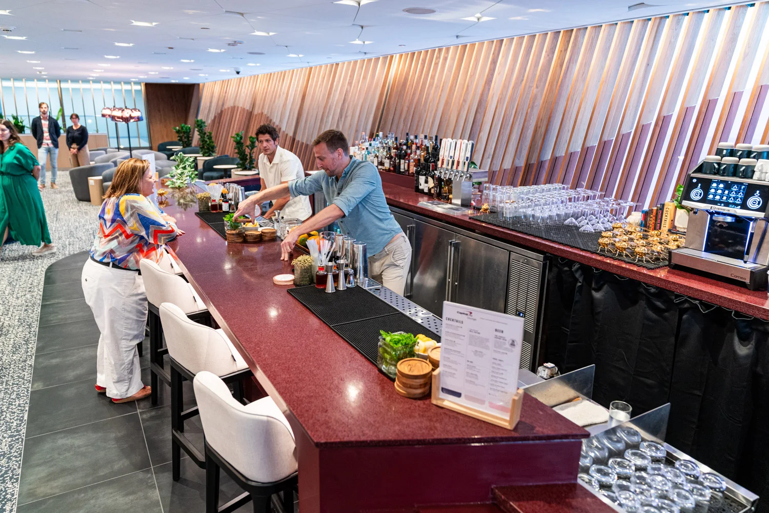 Featured image for "Inside the Stylish and Exclusive Capital One Lounge at Washington Dulles Airport"