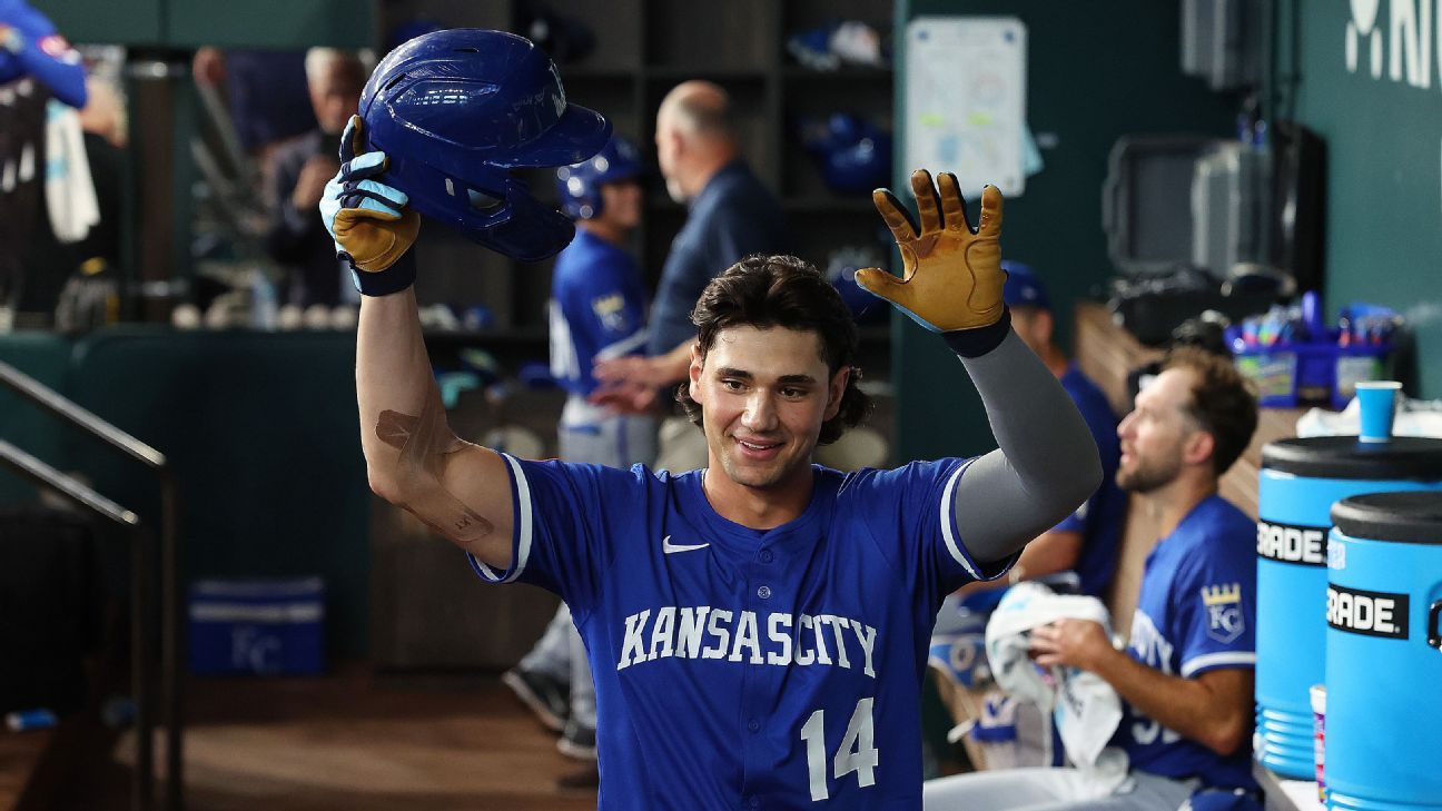 Featured image for Royals' Prospect Jac Caglianone Launches First MLB Homer