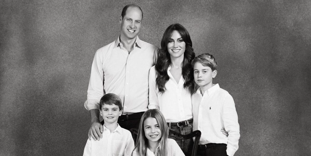 Featured image for Royal Family's 2023 Christmas Card Captures Prince William and Princess Kate's Growing Kids