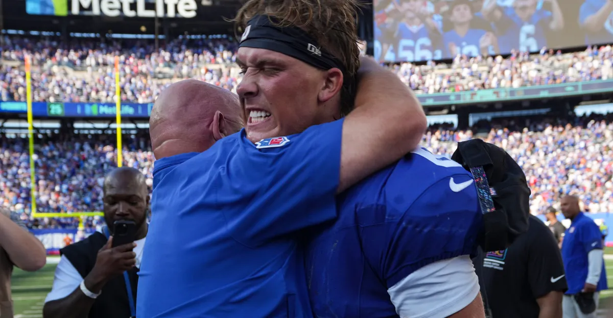 Featured image for Giants' Upset Win Over Chargers Highlights Bright Future Amid Blemishes