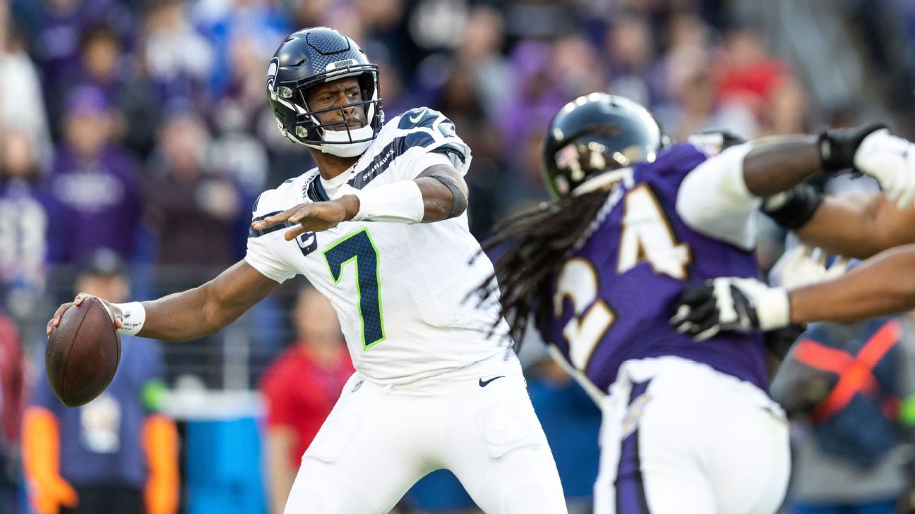 Featured image for Seahawks' Geno Smith to Start, Kenneth Walker Doubtful for Game - ESPN