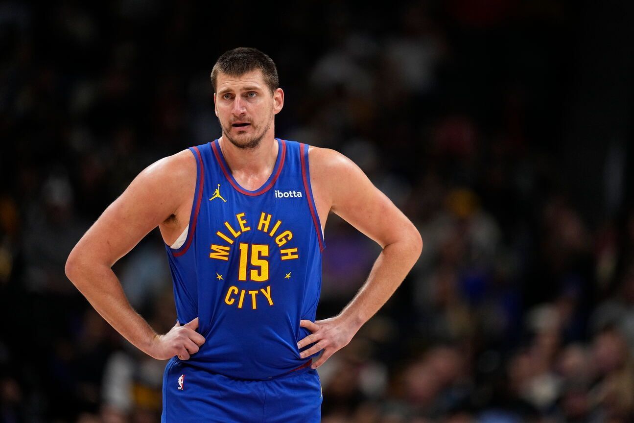 Featured image for "Nuggets' Jokic and Malone Ejected in Fiery Clash with Pistons"