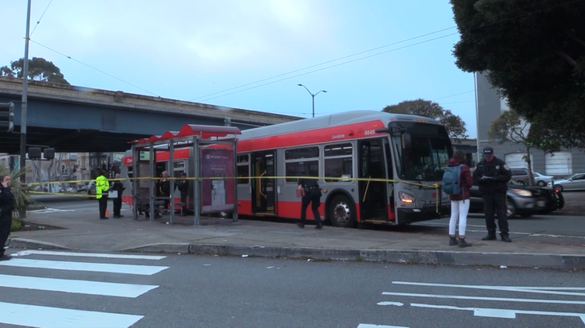 Shooting on Muni bus injures man in SF's Mission District.