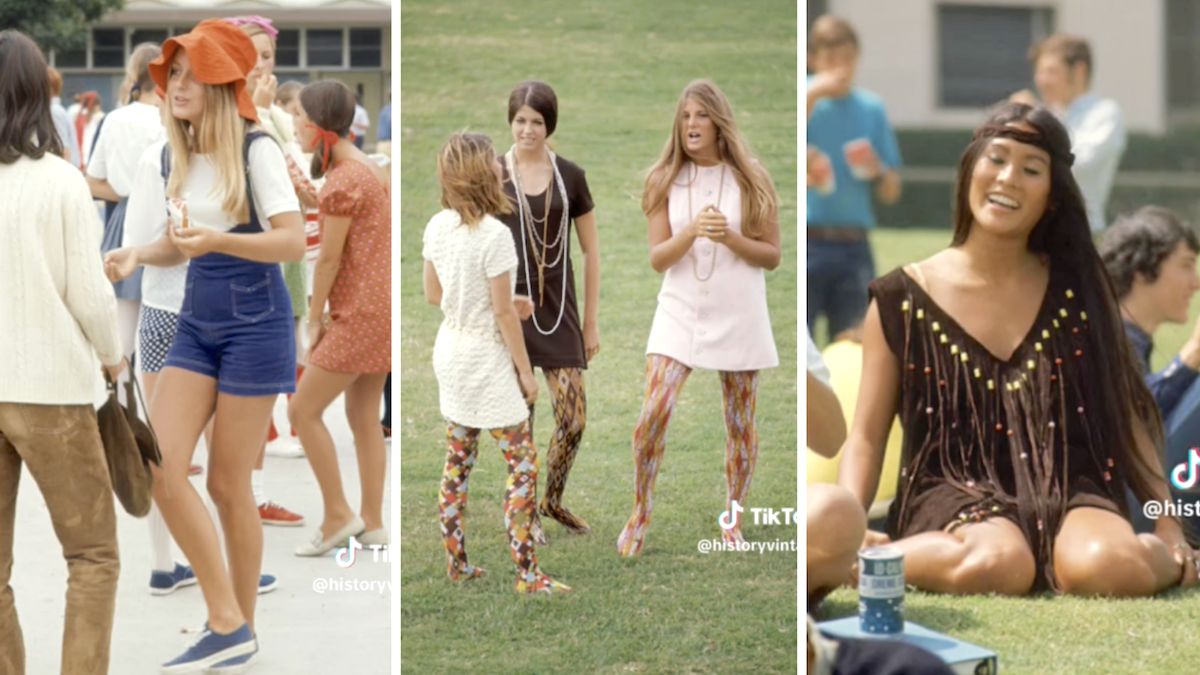 Gen Z yearns for the 1960s after discovering high school photos on TikTok.