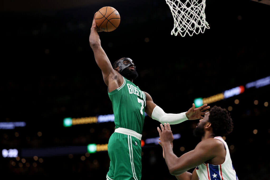 "Celtics Dominate 76ers in Game 2 Victory"