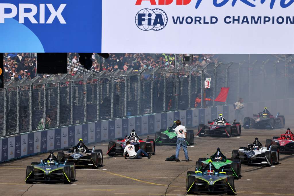 Formula E drivers face protest chaos in Berlin.