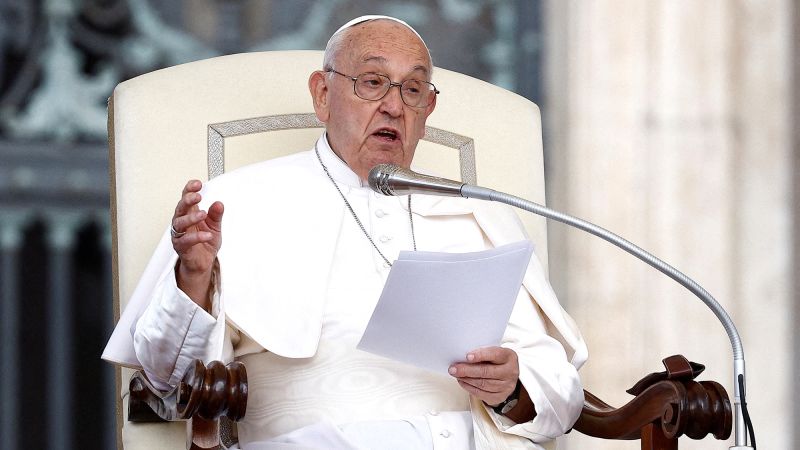 Pope Francis Apologizes for Reported Anti-Gay Slur