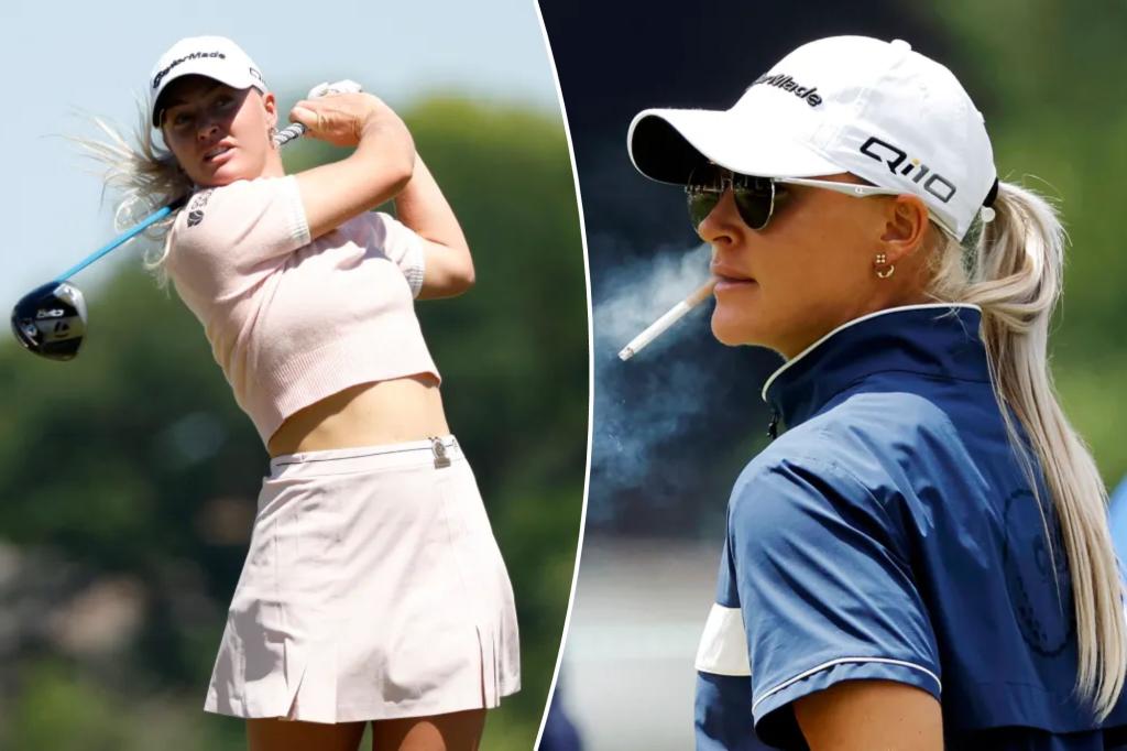 Featured image for Charley Hull's Viral Smoking Moment Sparks Cult Hero Status at U.S. Women's Open