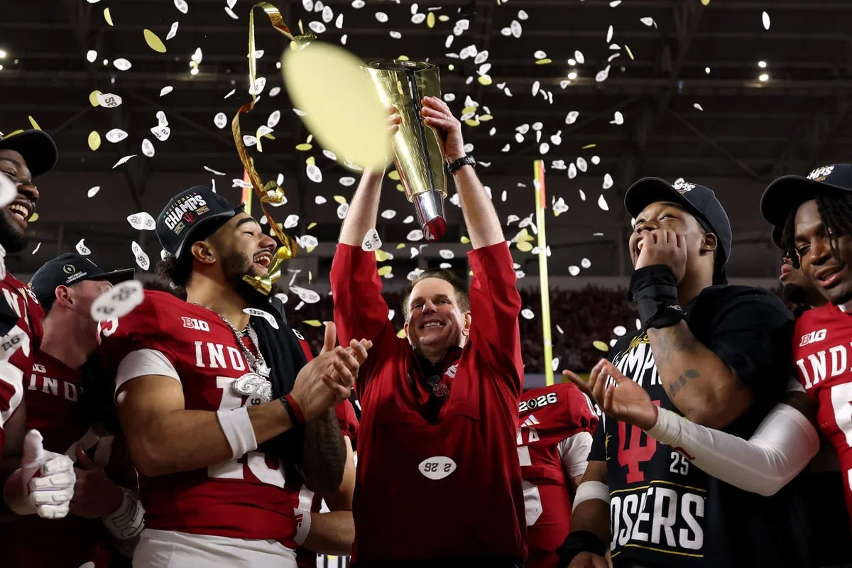 Indiana's perfect season drives record TV audience for CFP title