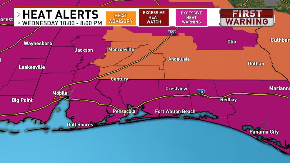 Featured image for "Record-breaking Heatwave Sweeps Across Northwest Florida and Alabama, Heat Relief Expected Sunday"