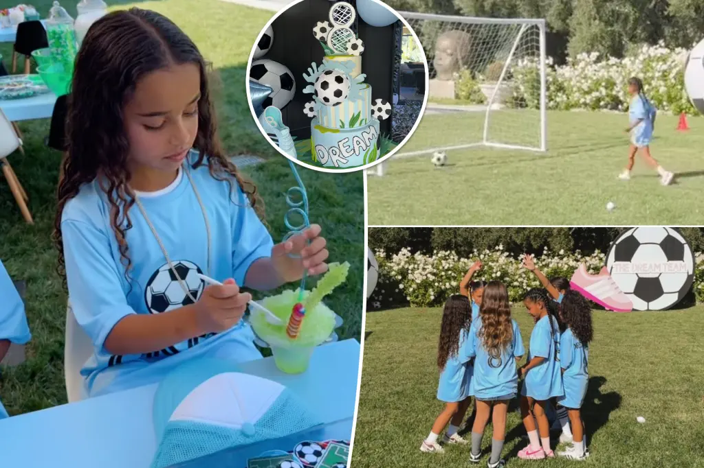 Featured image for Dream Kardashian's 8th Birthday Kicks Off with Soccer-Themed Celebration