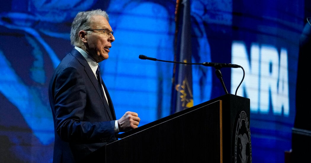 Featured image for "NRA's Wayne LaPierre Steps Down as Civil Trial Looms"