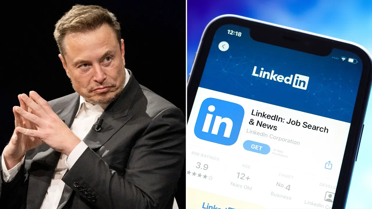 Elon Musk Takes Aim at LinkedIn, Plans Rival App