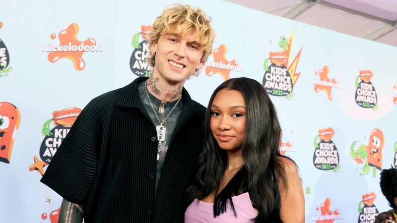 Featured image for MGK and Daughter Casie Make Rare Red Carpet Appearance, Highlighting Fatherhood